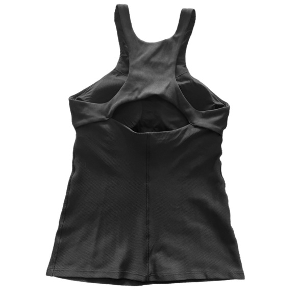 NWOT Athleta Ribbed Intensity Support Top with Built in Bra in Black Size Small - Picture 6 of 6